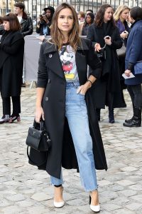 PARIS, FRANCE - MARCH 04:  Miroslava Duma arrives at the Christian Dior show as part of the Paris Fashion Week Womenswear Fall/Winter 2016/2017 on March 4, 2016 in Paris, France.  (Photo by Pierre Suu/GC Images)